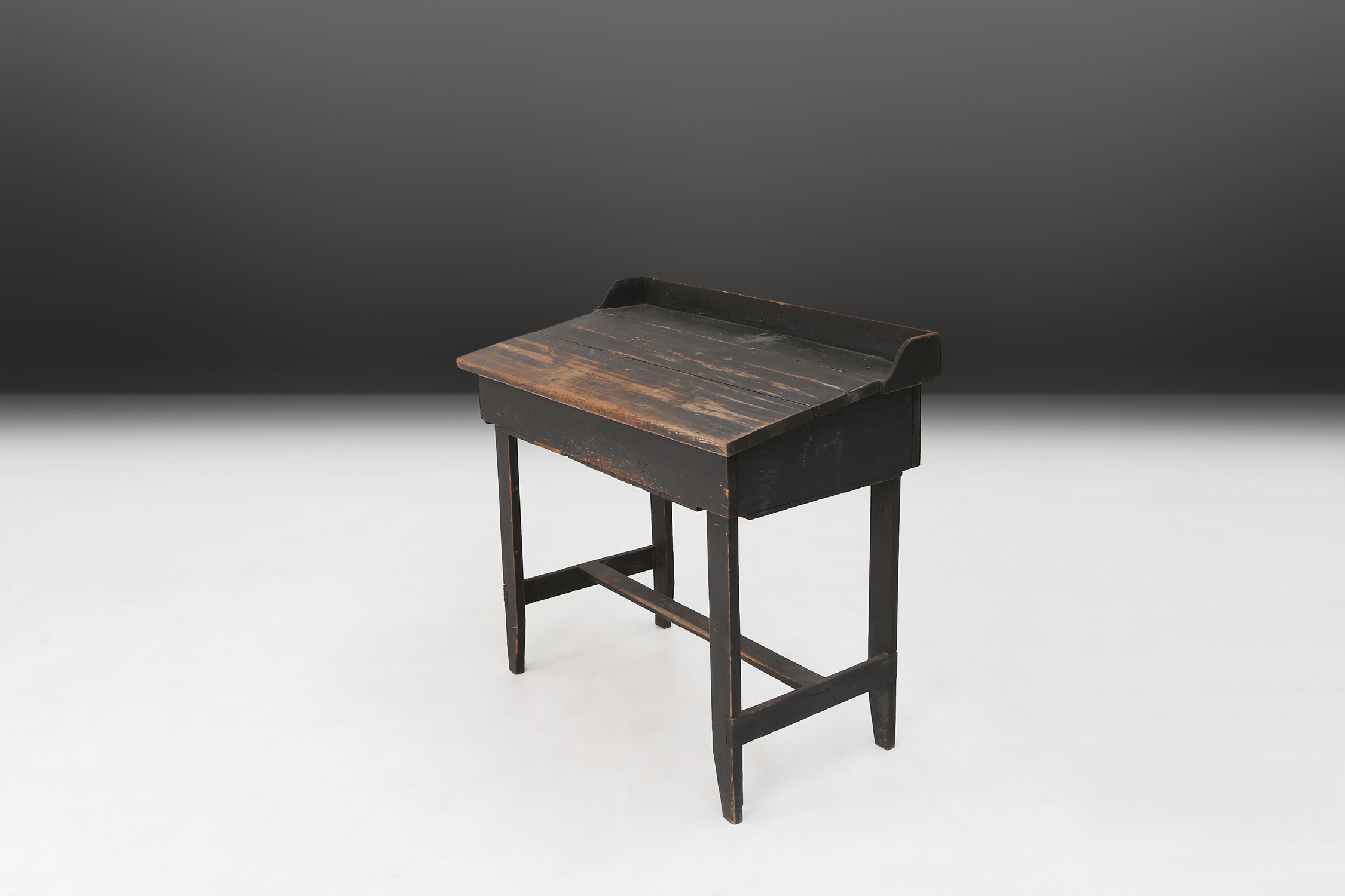Desk Swedish 19th century black original paintthumbnail